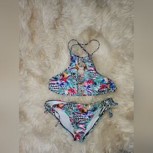Raisins Tropical Print Bikini - Multicolor